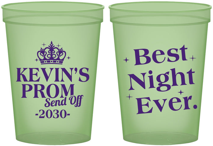 Custom Prom 16 oz Glow In The Dark Cups - Send Off | 50009