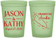 Custom Wedding 16 oz Glow In The Dark Cups - Aruba | 504
