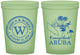 Custom Wedding 16 oz Glow In The Dark Cups - Aruba | 505