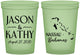 Custom Wedding 16 oz Glow In The Dark Cups - Bahamas | 506