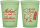Custom Wedding 16 oz Glow In The Dark Cups - Italy | 515