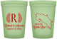 Custom Wedding 16 oz Glow In The Dark Cups - Costa Rica | 518