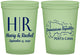 Custom Wedding 16 oz Glow In The Dark Cups - Domincan Republic | 522
