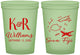 Custom Wedding 16 oz Glow In The Dark Cups - Fiji | 524
