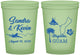 Custom Wedding 16 oz Glow In The Dark Cups - Guam | 527