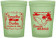 Custom Wedding 16 oz Glow In The Dark Cups - Mexico | 535