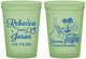 Custom Wedding 16 oz Glow In The Dark Cups - Philippines | 537