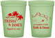 Custom Wedding 16 oz Glow In The Dark Cups - Turks And Caicos | 547