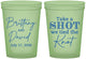 Custom Wedding 16 oz Glow In The Dark Cups - Take A Shot We Tied The Knot | 550