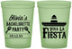 Custom Bachelorette 16 oz Glow In The Dark Cups - Viva La Fiesta | 60001