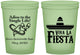 Custom Bachelorette 16 oz Glow In The Dark Cups - Viva La Fiesta | 60005