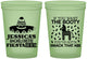 Custom Bachelorette 16 oz Glow In The Dark Cups - Mexico Fiesta | 60006