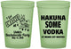 Custom Bachelorette 16 oz Glow In The Dark Cups - Mexico Fiesta | 60008