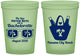 Custom Bachelorette 16 oz Glow In The Dark Cups - Beach | 60010