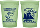 Custom Bachelorette 16 oz Glow In The Dark Cups - Lets Get Ship Wrecked | 60011