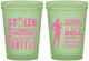 Custom Bachelorette 16 oz Glow In The Dark Cups - Raising A Little Hell | 60020