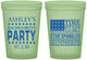 Custom Bachelorette 16 oz Glow In The Dark Cups - Star Spangled Hammered | 60025