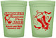 Custom Bachelorette 16 oz Glow In The Dark Cups - Last Walk | 60032
