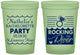Custom Bachelorette 16 oz Glow In The Dark Cups - Rocking The River | 60033