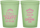 Custom Bachelorette 16 oz Glow In The Dark Cups - Keep Calm Drink On | 60036