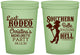 Custom Bachelorette 16 oz Glow In The Dark Cups - Raising Hell Last Rodeo | 60042