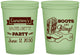 Custom Bachelorette 16 oz Glow In The Dark Cups - Boots And Bling | 60044