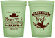 Custom Bachelorette 16 oz Glow In The Dark Cups - Last Ride Before Bride | 60046