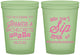 Custom Bachelorette 16 oz Glow In The Dark Cups - Cant Sip With Us | 60050