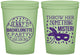 Custom Bachelorette 16 oz Glow In The Dark Cups - Mardi Gras | 60055