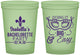 Custom Bachelorette 16 oz Glow In The Dark Cups - Mardi Gras | 60059