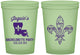 Custom Bachelorette 16 oz Glow In The Dark Cups - Mardi Gras | 60062