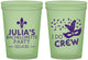Custom Bachelorette 16 oz Glow In The Dark Cups - Mardi Gras I Do Crew | 60063