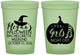 Custom Bachelorette 16 oz Glow In The Dark Cups - Halloween Girls Night Out | 60077