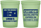 Custom Bachelorette 16 oz Glow In The Dark Cups - Caution | 60082