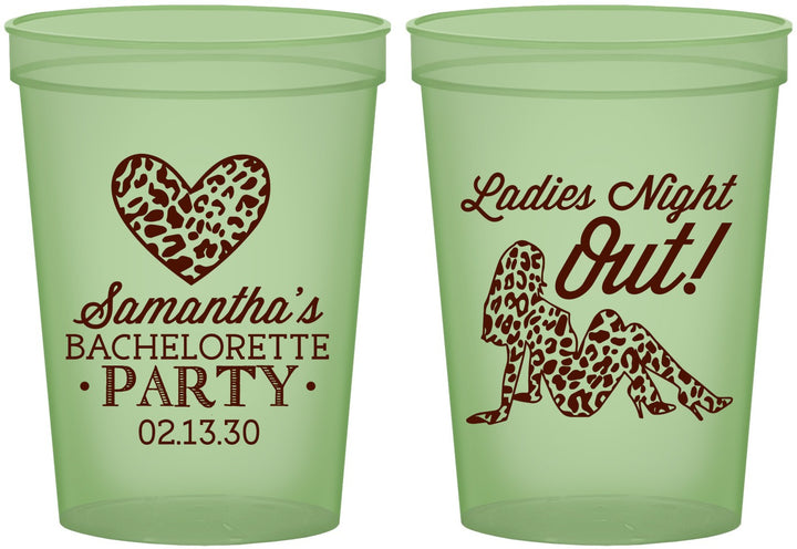 Custom Bachelorette 16 oz Glow In The Dark Cups - Ladies Night Out | 60086