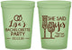 Custom Bachelorette 16 oz Glow In The Dark Cups - The Last Night Out | 60097