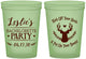 Custom Bachelorette 16 oz Glow In The Dark Cups - Deer Heels Boots | 60102