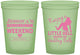 Custom Bachelorette 16 oz Glow In The Dark Cups - Raising A Little Hell | 60105