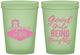Custom Bachelorette 16 oz Glow In The Dark Cups - Good Girls Naughty | 60111