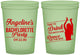 Custom Bachelorette 16 oz Glow In The Dark Cups - Drink Dance On Bar | 60122