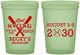 Custom Bachelorette 16 oz Glow In The Dark Cups - Last Swing Before Ring | 60127