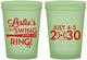 Custom Bachelorette 16 oz Glow In The Dark Cups - Last Swing Before Ring | 60128
