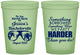 Custom Bachelorette 16 oz Glow In The Dark Cups - Something Borrowed | 60132