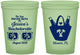 Custom Bachelorette 16 oz Glow In The Dark Cups - Beach Sun Never Sets | 60136