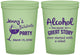 Custom Bachelorette 16 oz Glow In The Dark Cups - Alcohol | 60138