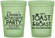 Custom Bachelorette 16 oz Glow In The Dark Cups - Toast And Roast | 60153