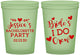 Custom Bachelorette 16 oz Glow In The Dark Cups - Brides I Do Crew | 60159