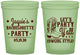 Custom Bachelorette 16 oz Glow In The Dark Cups - Cowgirl Boots | 60163
