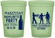 Custom Bachelorette 16 oz Glow In The Dark Cups - Zombie | 60173