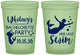 Custom Bachelorette 16 oz Glow In The Dark Cups - Mermaid | 60175
